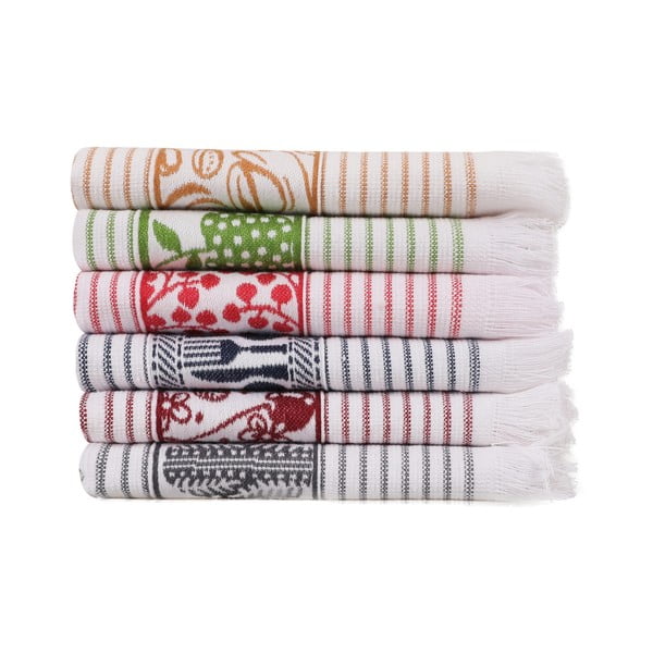 Puuvillased rätikud 6tk komplektis 40x60 cm Pecete - Foutastic-image-3