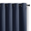 Tumesinine pimendav kardin 140 × 245 cm Eyelets – Restilo