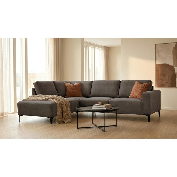 Antratsiitne šenillist nurgadiivan (vasak nurk/L-kujuline) Fabian - Scandic-image-1