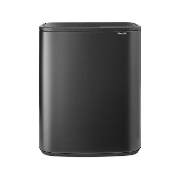 Tumehall terasest prügikast jäätmete sorteerimise jaoks 60 l Bo Touch Bin - Brabantia-image-4