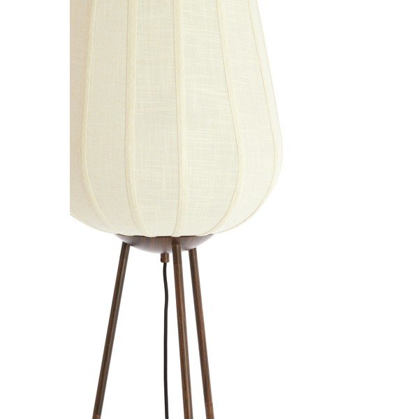 Valge põrandalamp tekstiilist varjuga (kõrgus 133 cm) Bibury - Light & Living-image-2