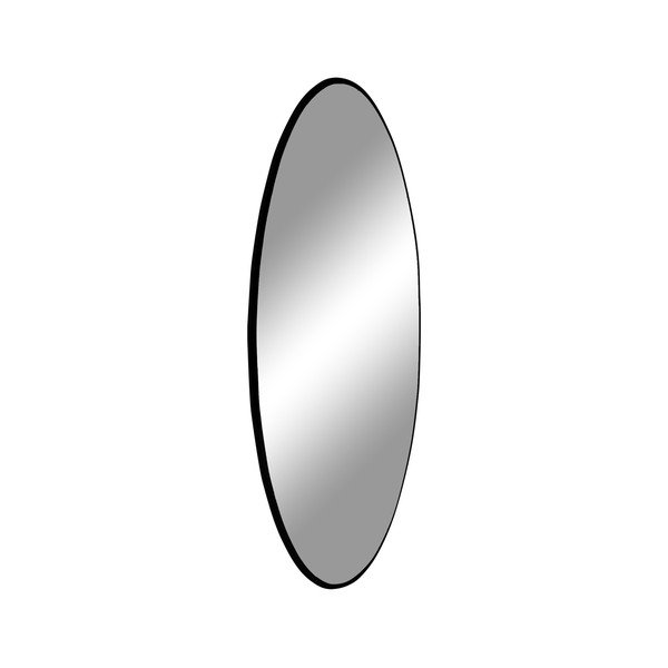 Ümmargune musta raamiga seinapeegel, ø 40 cm Jersey - House Nordic-image-1