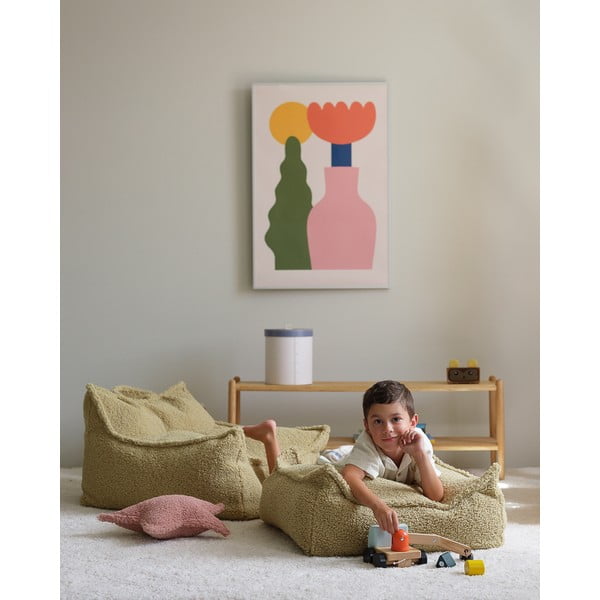 Roheline bukleekangast laste kott-tool Square - Wigiwama-image-1