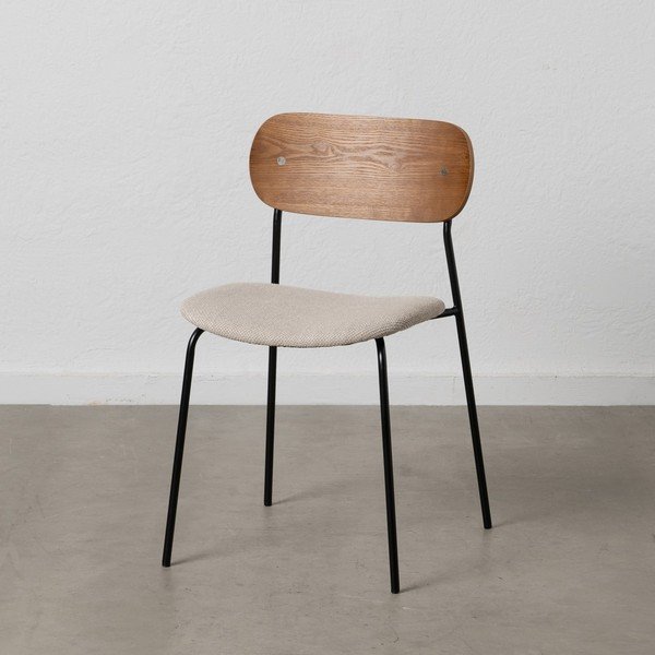 Kreem kattega söögitoolid 4 tk komplektis Moe - Ixia-image-1