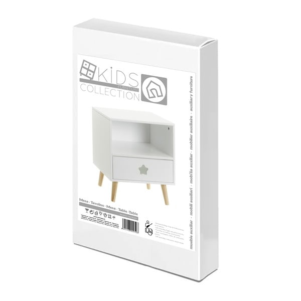 Valge laste öökapp - Casa Selección-image-4