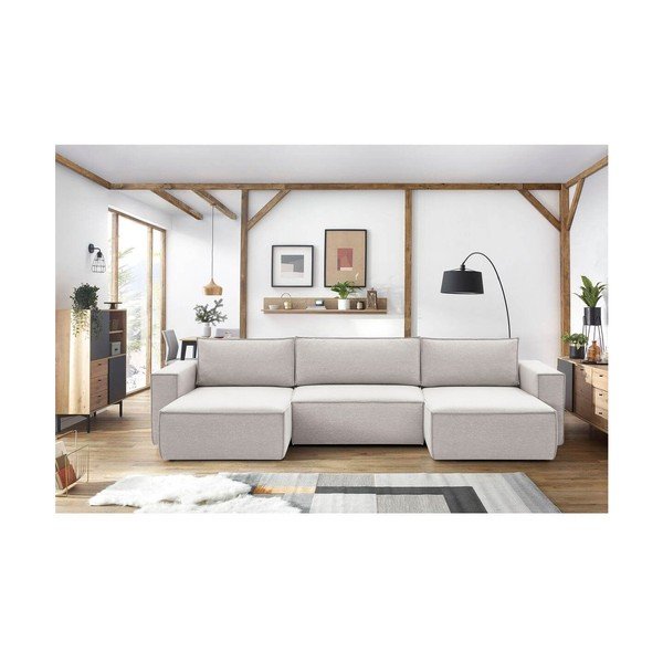 Beež U-kujuline nurgadiivan Nihad - Bobochic Paris-image-1