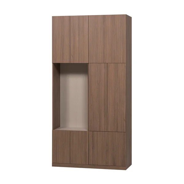 Modulaarne garderoob tumedas naturaalses värvitoonis 108x215 cm Build - WOOOD-image-3