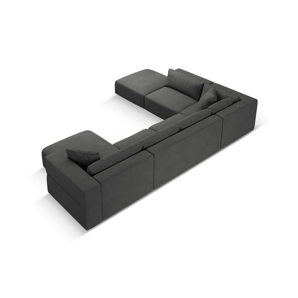 Tumehall U-kujuline diivan, vasak nurk Esther - Milo Casa-image-3