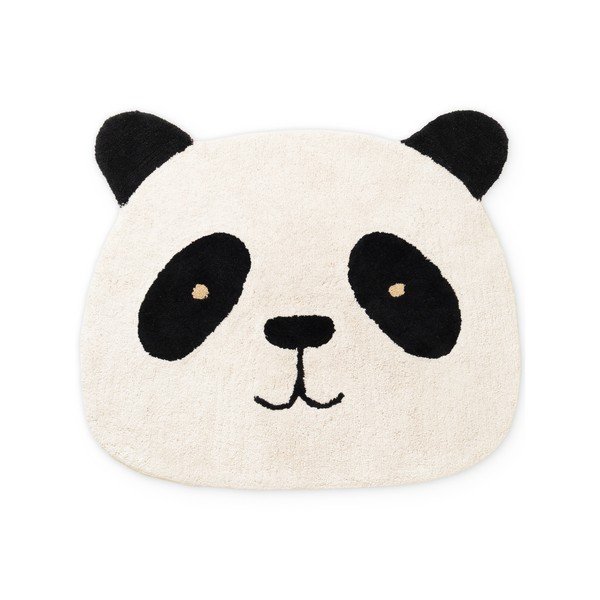 Must/kreemikas pestav/käsitsi kootud puuvillane lastevaip 103x120 cm Snuggle Patsy - Hanse Home