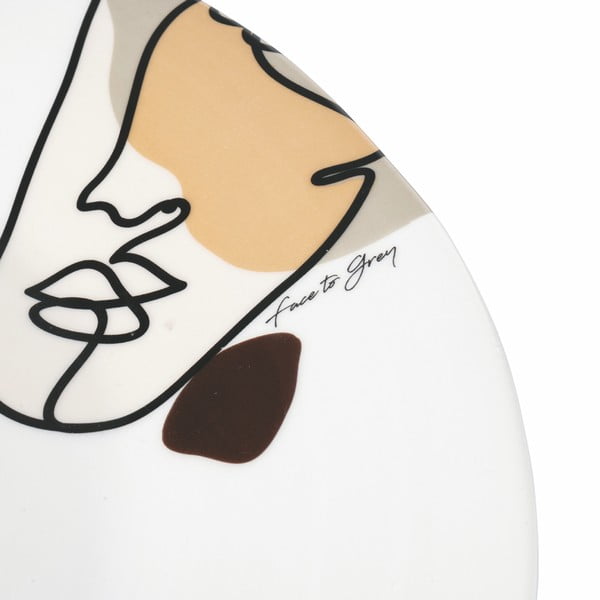 Keraamiline serveerimistaldrik, ø 35 cm Face to Grey - VDE Tivoli 1996-image-2