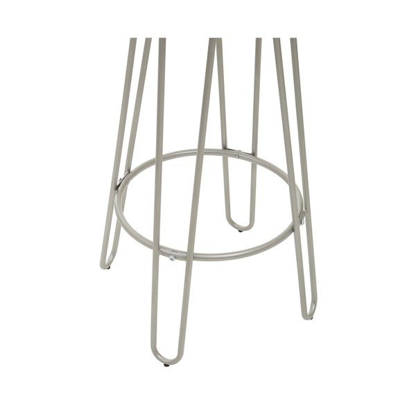 Jalakapuust baaritool hõbedases/naturaalses värvitoonis (istme kõrgus 75 cm) District - Premier Housewares-image-4
