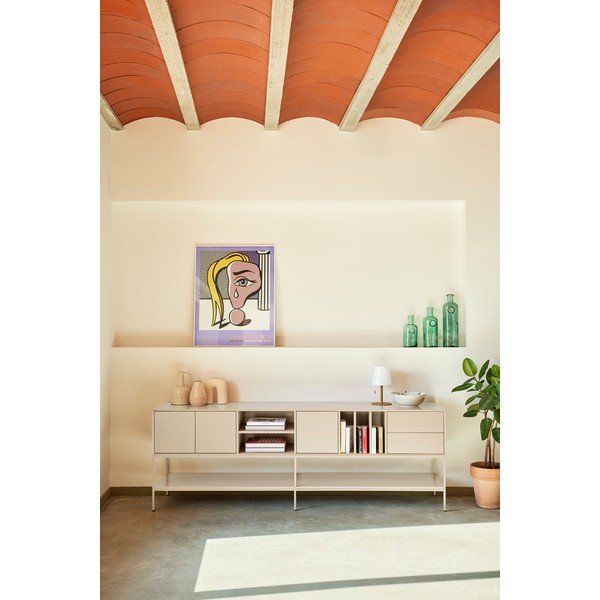 Kreem telerilaud 220x74x45 cm Platt - Teulat-image-1