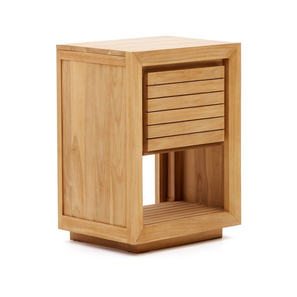 Madal tiikpuidust valamukapp 60x80 cm Saula - Kave Home-image-2