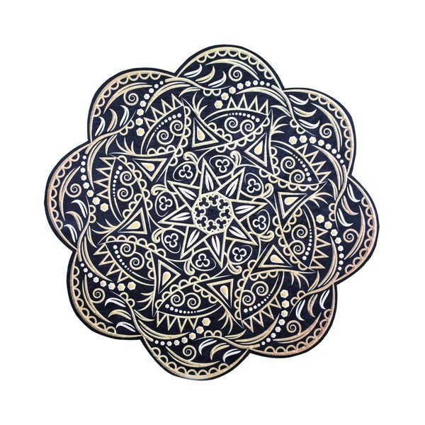 Koberec Vitaus Rassmo Lento, ⌀ 80 cm
