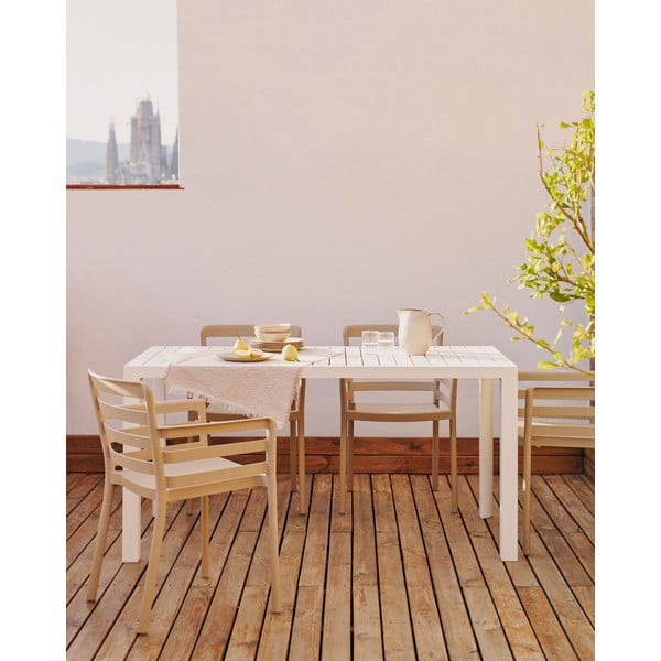 Alumiiniumist aia söögilaud 77x150 cm Culip - Kave Home-image-1