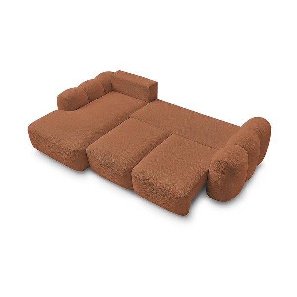 Oranž diivanvoodi/panipaigaga nurgadiivan buklee kangast (vasak nurk/diivanvoodiga) Montaigne - Bobochic Paris-image-4