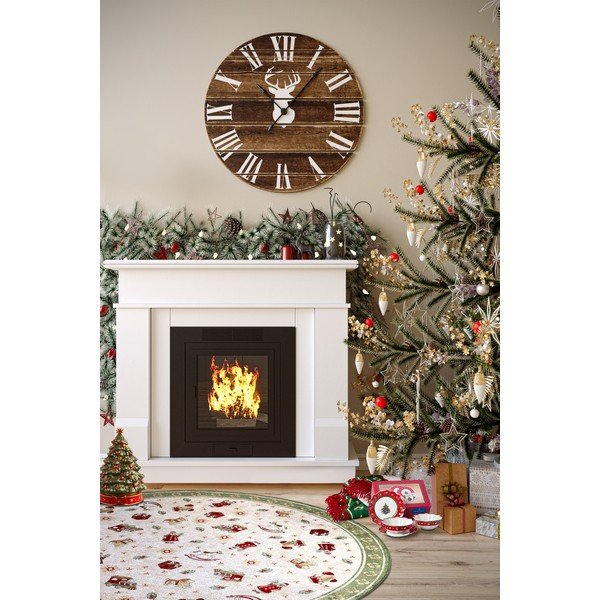 Roheline jõulumotiividega ümmargune puuvillaseguga vaip ø 160 cm Toy's Delight Green Christmas - Villeroy&Boch-image-2