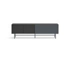 Must-antratsiitne telerilaud 180x56 cm Nube - Teulat