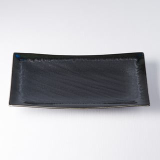 Tumesinine keraamiline taldrik , 33 x 19 cm Matt - MIJ