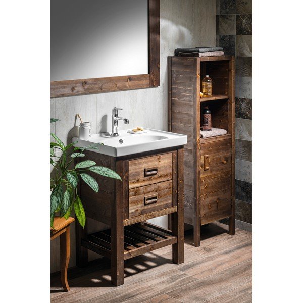 Pruun vannitoakapp 40x140 cm Brand - Sapho-image-2