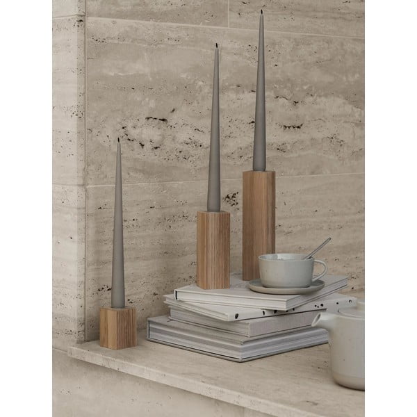 Puidust küünlajalad 3tk komplektis Dreva - Blomus-image-3