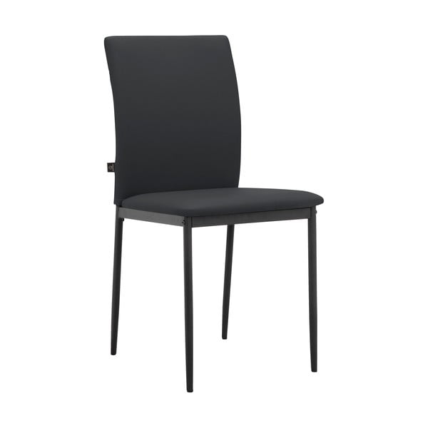 Mustad kunstnahast söögitoolid, 2 tk komplektis Pavia - Støraa-image-4