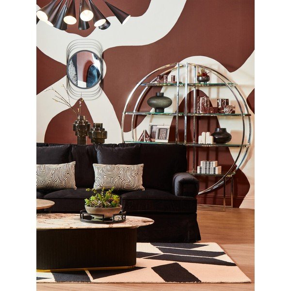 Černá skleněná váza Premier Housewares Cayden-image-1