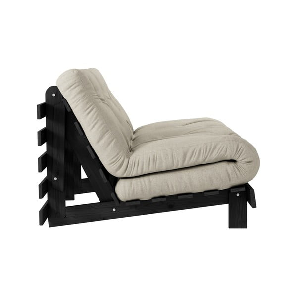 Beež linane diivanvoodi 140 cm Roots - Karup Design-image-4