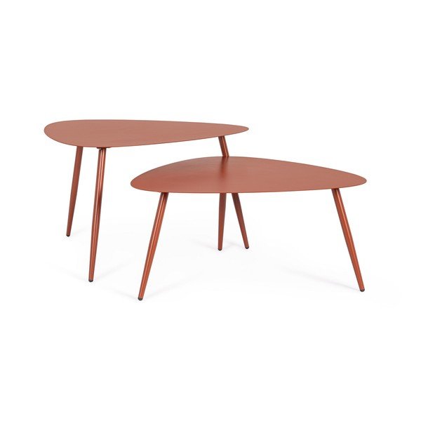 Terasest aia diivanilauad 2tk komplektis 73,5x77,5 cm Yvonne - Bizzotto