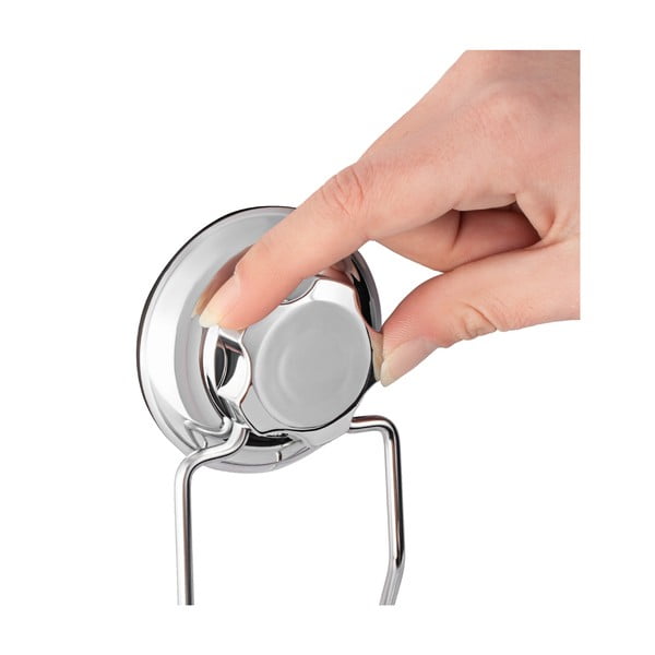 Isekandev metallist hõbedane vannitoa riiul Bestlock Bath - Compactor-image-1