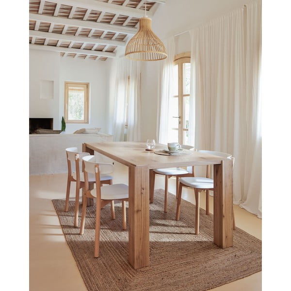 Tammespoonist söögilaud 90x160 cm Deyanira - Kave Home-image-1