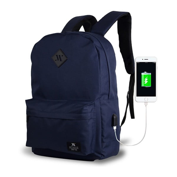 Tumesinine USB-portiga seljakott My Valice SPECTA Smart Bag - Myvalice