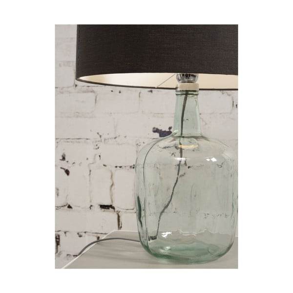 Stolní lampa s béžovým stínidlem a konstrukcí z recyklovaného skla Good&Mojo Murano, ⌀ 30 cm-image-3