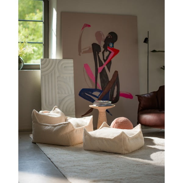 Kreem bukleekangast laste kott-tool Chair - Wigiwama-image-4