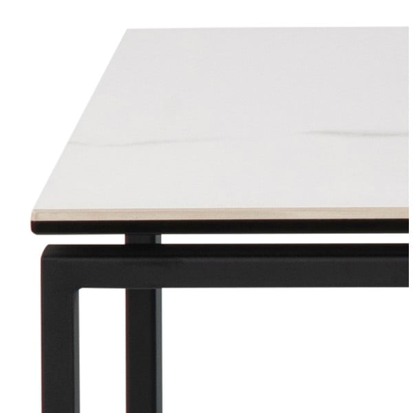 Valge ja must kohvilaud 3-st komplektis Katrine - Actona-image-4