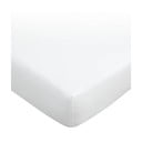 Valge Egiptuse puuvillane kummiga lina 90x190 cm - Bianca