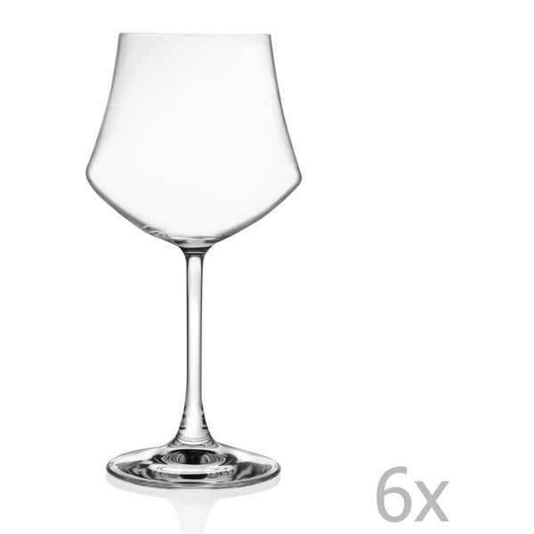 Sada 6 sklenic na víno RCR Cristalleria Italiana Susana, 430 ml
