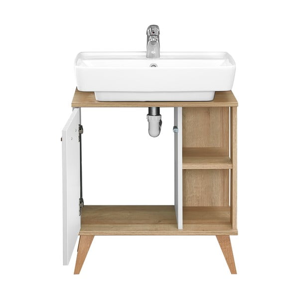 Valge kapi valamu all 60x65 cm Set 923 - Pelipal-image-2