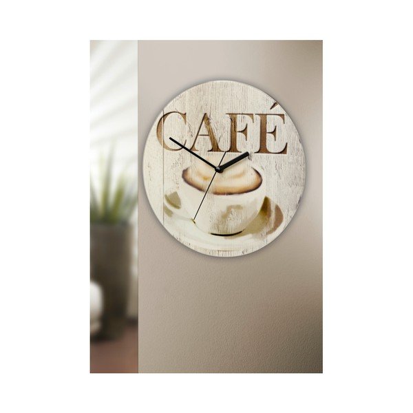 Nástěnné hodiny Wenko Coffee, ⌀ 27 cm-image-1