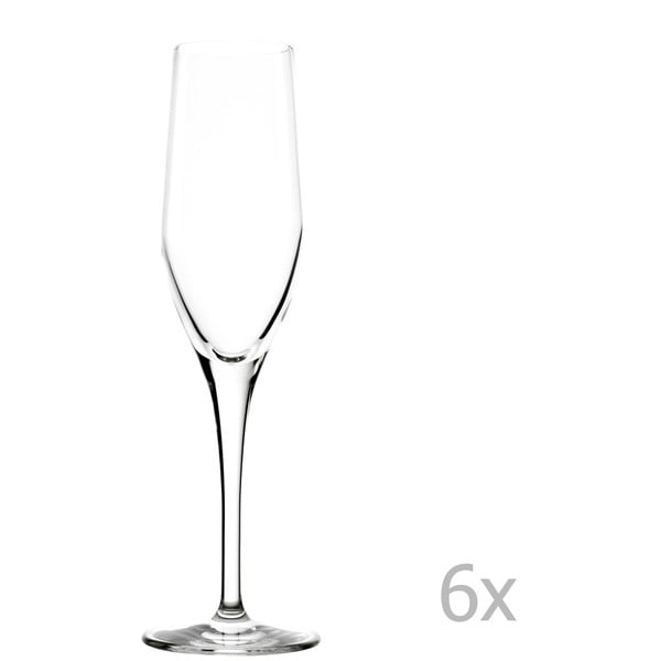 Sada 6 sklenic na šampaňské Stölzle Lausitz Exquisit, 175 ml