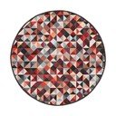 Punane-hall pestav ümmargune vaip ø 100 cm Ignite - Mila Home