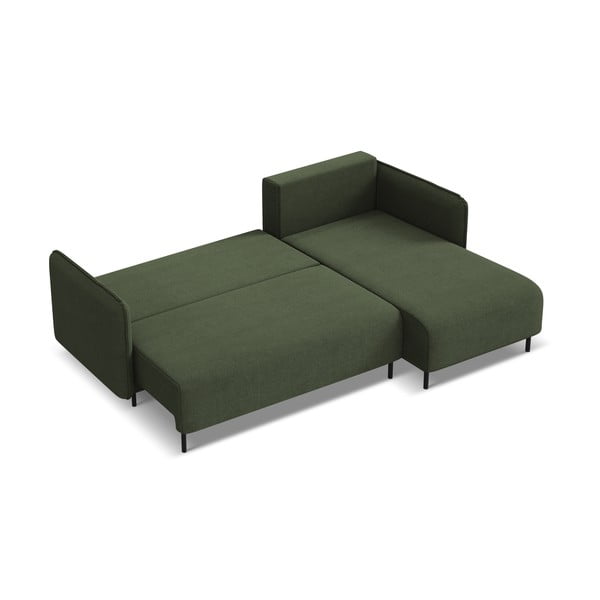 Roheline diivanvoodi hoiunurgaga diivan (paremas nurgas) Luana - Makamii-image-2