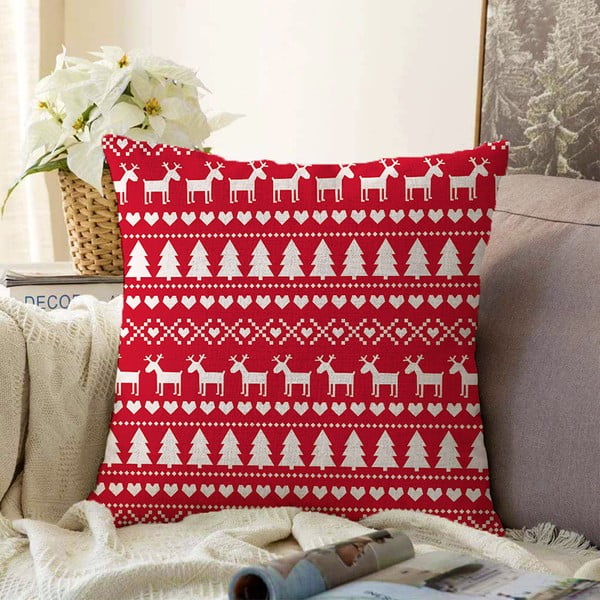 Jõulud šenillist padjapüürileht Merry Christmas, 55 x 55 cm - Minimalist Cushion Covers