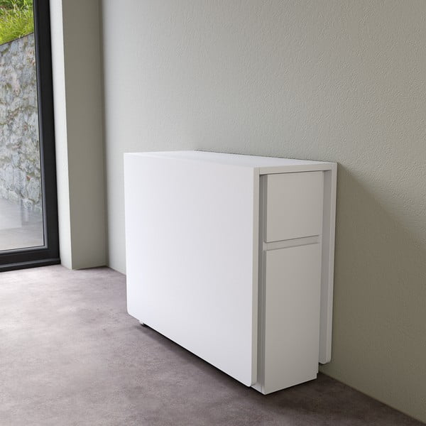 Valge kokkupandav multifunktsionaalne laud Kungla - Woodman-image-1