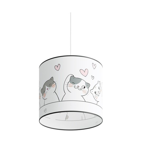 Valge laste valgusti Puss - Sollux