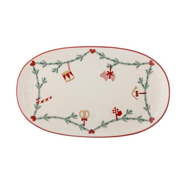 Jõulumotiiviga kamenist vaagen, 23x38,5 cm Yule – Bloomingville