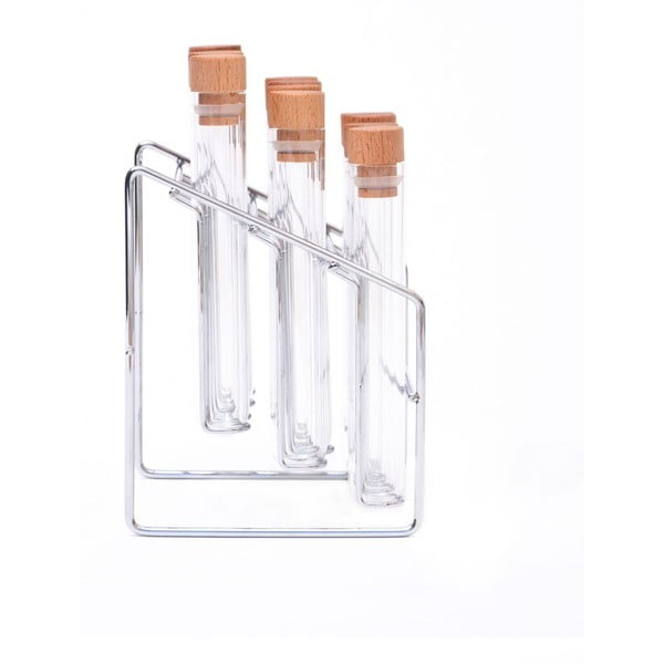 12-osaline maitseainepurkide komplekt koos alusega Spice Lab - Wireworks-image-2