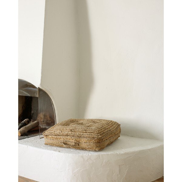 Juuti pouf Abir - Kave Home-image-4