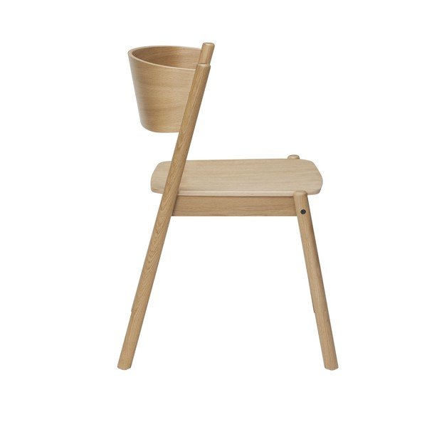 Tammepuust söögitoolid Oblique - Hübsch-image-4
