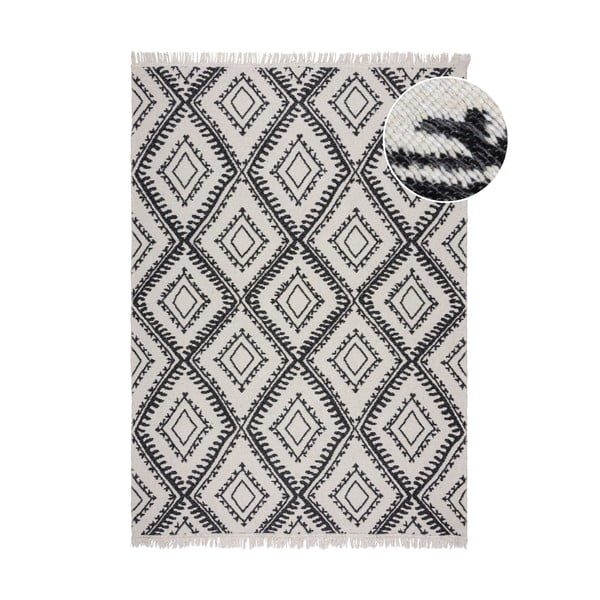 Must-valge vaip 120x170 cm Alix - Flair Rugs